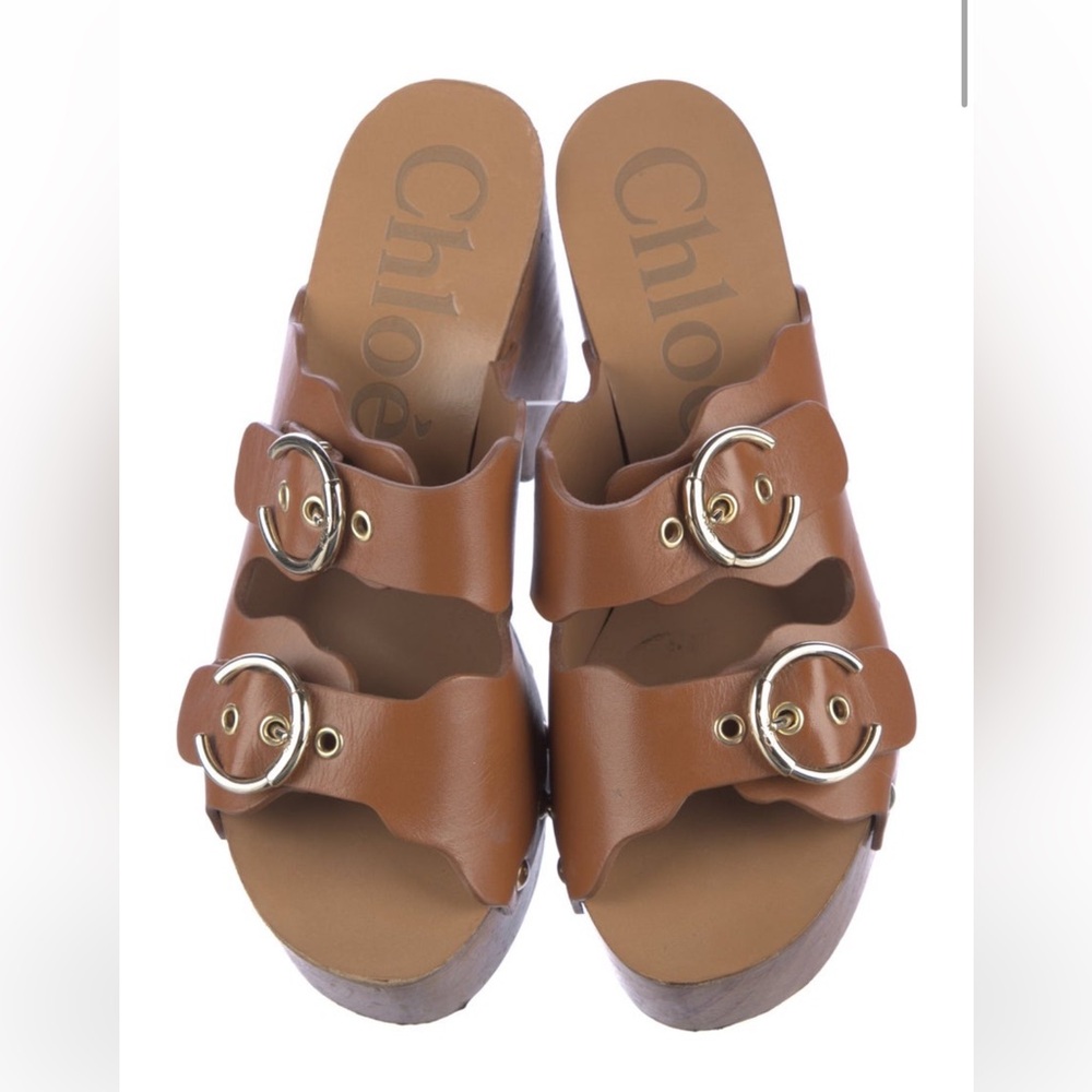 Chloe Ingrid Double Buckle Clogs
